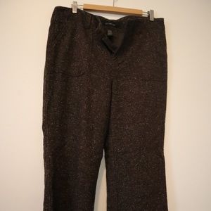 Calvin Klein tweed wool pants boot cut 16